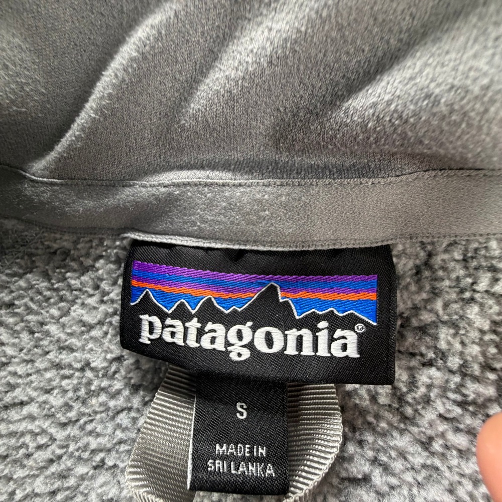Patagonia Womens Better Sweater Full Zip Fleece Jacket Gray Small MISSING ZIPPER - Picture 5 of 8